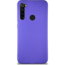 Caseart Xiaomi Redmi Note 8 Kılıf Soft Premier Renkli Silikon Kapak - Mor