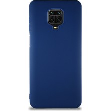 Caseart Xiaomi Redmi Note 9 Pro Kılıf Soft Premier Renkli Silikon Kapak - Lacivert