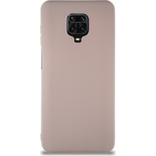 Caseart Xiaomi Redmi Note 9 Pro Kılıf Soft Premier Renkli Silikon Kapak - Pudra