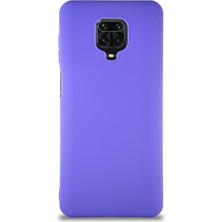 Caseart Xiaomi Redmi Note 9 Pro Kılıf Soft Premier Renkli Silikon Kapak - Mor