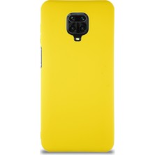 Caseart Xiaomi Redmi Note 9 Pro Kılıf Soft Premier Renkli Silikon Kapak - Sarı