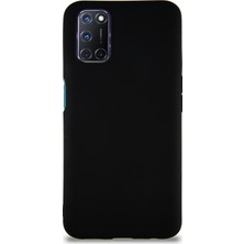 Caseart Oppo A52 Kılıf Soft Premier Renkli Silikon Kapak - Siyah