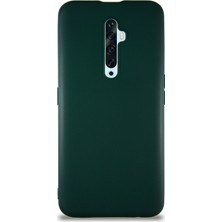Caseart Oppo Reno 2z Kılıf Soft Premier Renkli Silikon Kapak - Yeşil