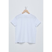 D'or Chiton Kadın Beyaz Basic T-Shirt
