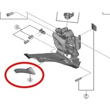 SHIMANO  FD8000-FD5801-FD7000-RX400 Skid Plate Zincir Koruma Plakası