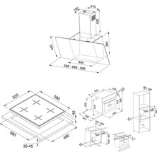 Franke Ankastre Set (Fpj 615 V Bk/ss Davlumbaz - Fsl 86 H Bk Fırın - Fhng 604 4g Tc Bk C Ocak)
