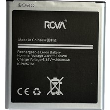 Rova Samsung J5 Batarya J5 2015 2600MAH Kvk Pil