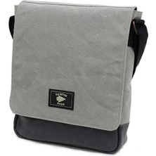 Old Cotton Cargo 7112 Postacı Omuz Çantası Bayan ve Erkek Için Çapraz Su Geçirmez Mumlu Kanvas Çok Bölmeli Gözlü Okul Tablet Çanta