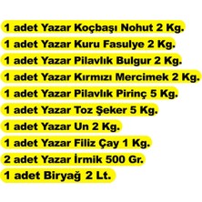 Yazar Ramazan Kumanya Gıda Paketi 10 Parça 24 kg