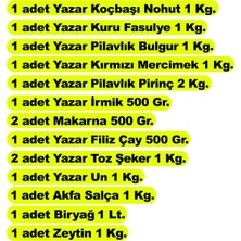 Yazar Ramazan Kumanya Gıda Paketi 13 Parça 14 kg