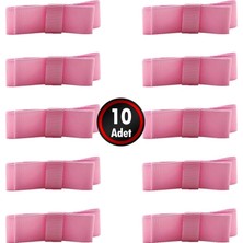 Süsle Bebek ve Parti Grogren Fiyonk, 5,5 X 1,5 Cm - 10 Adet - Renk Seçenekli -