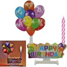 Süsle Bebek ve Parti Led Işıklı Müzikli Doğum Günü Mumu, Pembe