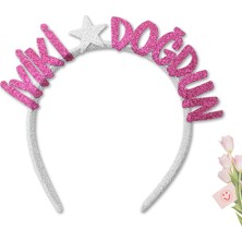 Süsle Bebek ve Parti İyiki Doğdun Taç - Pembe