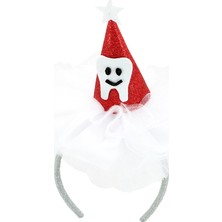 Süsle Bebek ve Parti İlk Diş Partisi Taç - Kırmızı