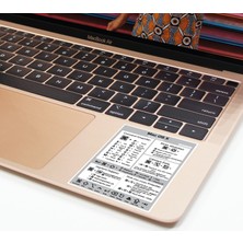 Apple Macbook Air 2020 M1 13,3" Nano Ekran Koruyucu + Macos Kısayol Sticer