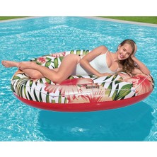 Bestway Float'n Fashion Desenli Şişme Yatak 158 x 158 cm - BW43410