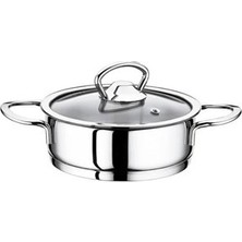 Bambum Daphne Çelik Tencere Sığ 16 x 5 cm.