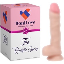 Bonilove The Realistik Series Beat 19 cm Esnek Realistik Penis Dildo