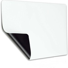 Dünya Magnet Mıknatıslı Manyetik Beyaz Tahta - 50 x 60 cm Katlanabilir Silinebilir Yazı Mesaj Tablosu + 3 Kalem