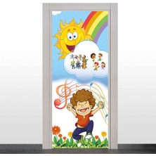 Okularenkkat Çocuk Temalı Kapı Giydirme