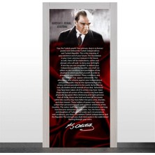 Okularenkkat Atatürk ve Bayrak Kapı Giydirme