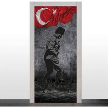 Okularenkkat Atatürk ve Bayrak Kapı Giydirme
