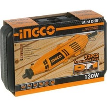 Ingco MG1309 Gravür Taşlama Hobi Seti 130W 52'li Mini Drill