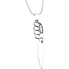 BijuStore Muştalı Bıçak Erkek Kolye