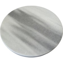 Peramarble Doğal Mermer Marble Grey Servis Tabağı