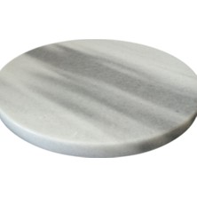 Peramarble Doğal Mermer Marble Grey Servis Tabağı