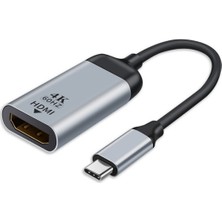 Ally 4K HDMI To Type-C Dönüştürücü Adaptör 60Hz 20CM AL-33726