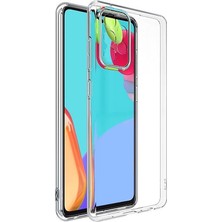 Smcase Samsung Galaxy A72 Kılıf Kamera Korumalı Şeffaf Silikon Renksiz