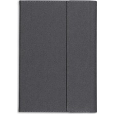 Matt Notebook A5 15 x 22 Mıknatıslı Kapak Defter Çizgili Füme