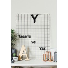 Hellove Alfabenin Tüm Harfleri Harfi Kendi Cümlelerini Yaz 2 Adet Helvetica Fontlu Duvar Yazısı