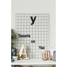 Hellove Alfabenin Tüm Harfleri Harfi Kendi Cümlelerini Yaz 2 Adet Helvetica Fontlu Duvar Yazısı