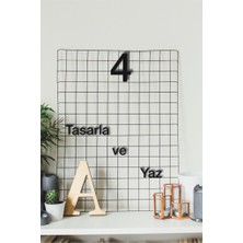 Hellove Alfabenin Tüm Harfleri Harfi Kendi Cümlelerini Yaz 2 Adet Helvetica Fontlu Duvar Yazısı