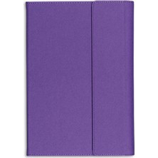 Matt Notebook A5 15 x 22 Mıknatıslı Kapak Defter Çizgili Mor