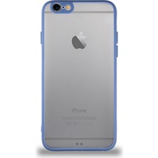 Kzy Apple iPhone 6s Kılıf Kamera Korumalı Ultra Ince Kapak - Mavi