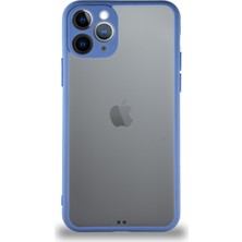 Kzy Apple iPhone 11 Pro Kılıf Kamera Korumalı Ultra Ince Kapak - Mavi