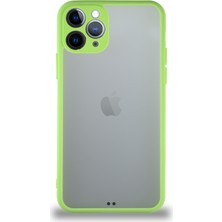 Kzy Apple iPhone 11 Pro Kılıf Kamera Korumalı Ultra Ince Kapak - Açık Yeşil