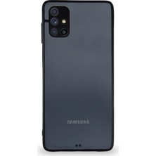 Kzy Samsung Galaxy A71 Kılıf Kamera Korumalı Ultra Ince Kapak - Siyah