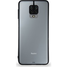 Kzy Xiaomi Redmi Note 9 Pro Kılıf Kamera Korumalı Ultra Ince Kapak - Siyah