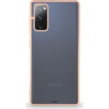 Kzy Samsung Galaxy S20 Fe Kılıf Kamera Korumalı Ultra Ince Kapak - Pudra