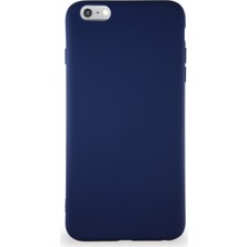 Kzy Apple iPhone 6s Plus Kılıf Soft Premier Renkli Silikon Kapak - Lacivert