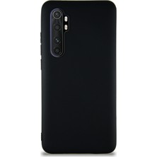Kzy Xiaomi Mi Note 10 Lite Kılıf Soft Premier Renkli Silikon Kapak - Siyah