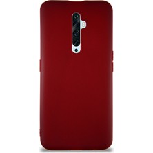 Kzy Oppo Reno 2z Kılıf Soft Premier Renkli Silikon Kapak - Mürdüm