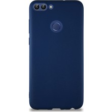 Kzy Huawei P Smart Kılıf Soft Premier Renkli Silikon Kapak - Lacivert