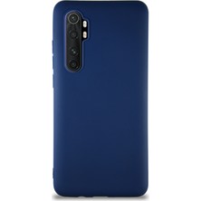 Kzy Xiaomi Mi Note 10 Lite Kılıf Soft Premier Renkli Silikon Kapak - Lacivert