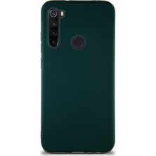 Kzy Xiaomi Redmi Note 8 Kılıf Soft Premier Renkli Silikon Kapak - Yeşil