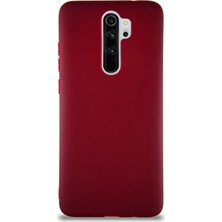Kzy Xiaomi Redmi Note 8 Pro Kılıf Soft Premier Renkli Silikon Kapak - Mürdüm